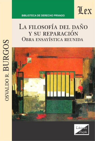 Cover des Buchs: Filosofía del daño y su reparación. Obra