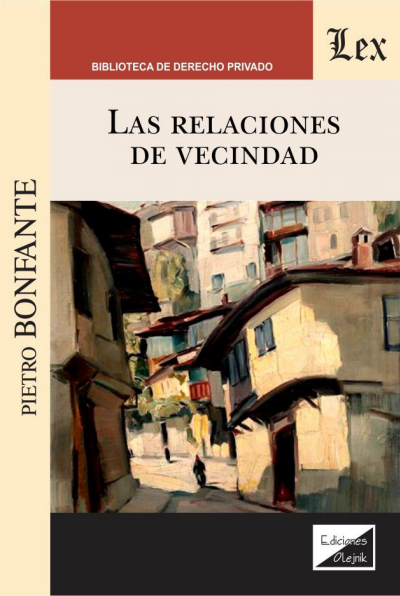 Cover des Buchs: Relaciones de vecindad, las