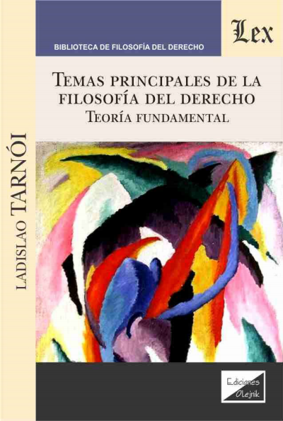 Cover des Buchs: Temas principales de la filosofía del derecho