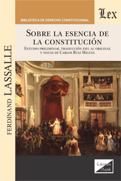 Cover of book: Sobre la esencia de la constitución