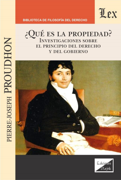 Cover des Buchs: Qué es la propiedad. Investigaciones
