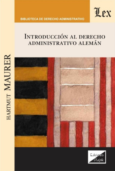 Cover of book: Introducción al derecho administrativo alemán