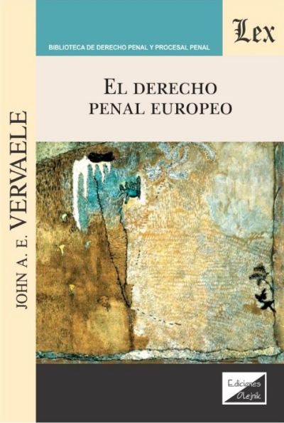 Cover of book: Derecho penal europeo, El
