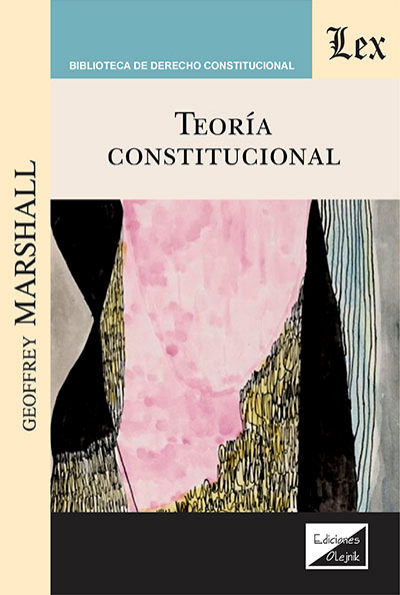 Cover of book: Teoría constitucional