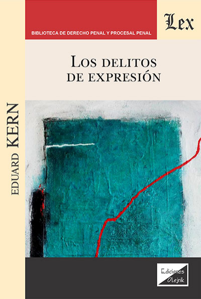 Cover of book: Delitos de expresión