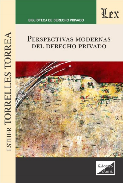 Cover des Buchs: Perspectivas modernas del derecho privado