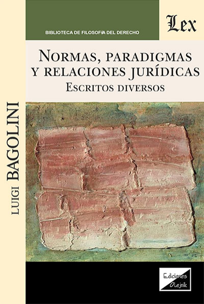 Cover des Buchs: Normas, paradigmas y relaciones jurídicas