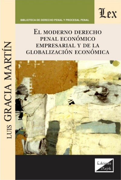 Cover of book: Moderno derecho penal económico empresarial
