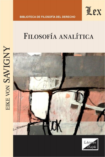 Cover des Buchs: Filosofía analítica