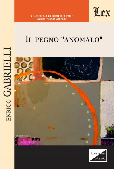 Cover des Buchs: Pegno anomalo, Il