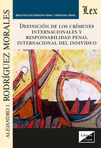 Cover des Buchs: Definiciion de los crímenes internacionales