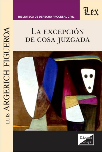Cover des Buchs: Excepción de cosa juzgada, La