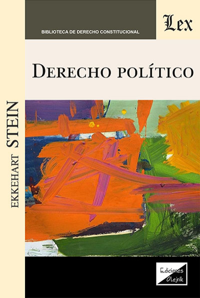 Cover of book: Derecho político