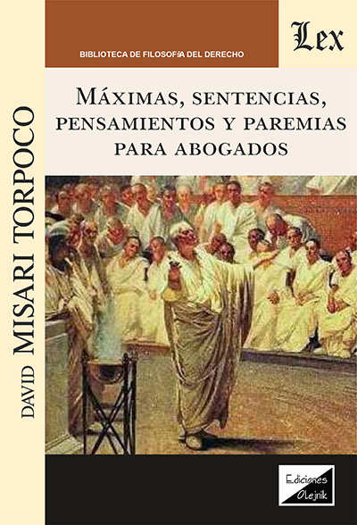 Cover des Buchs: Máximas, sentencias, pensamientos y paremias