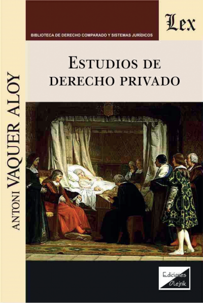 Cover des Buchs: Estudios de derecho privado