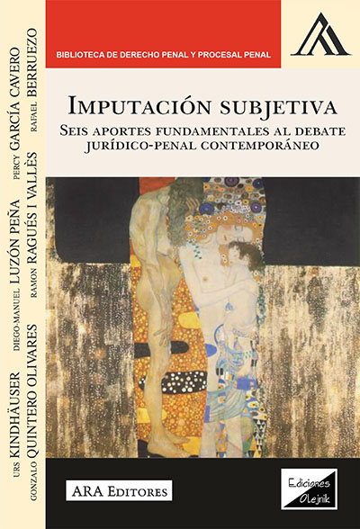 Cover des Buchs: Imputación subjetiva. Seis aportes