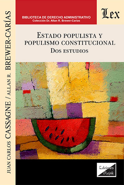 Cover of book: Estado populista y populismo constitucional. Dos estudios