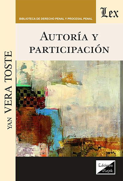 Cover des Buchs: Autoría y participación