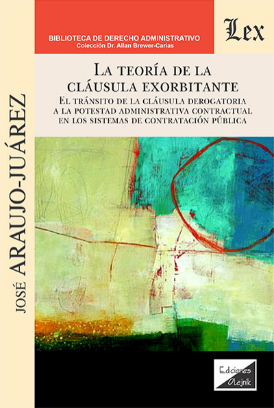 Cover des Buchs: Teoría de la cláusula exorbitante. El tránsito de la
