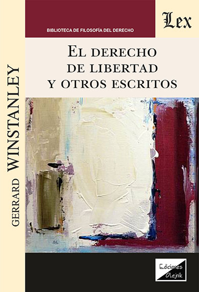 Cover des Buchs: Derecho de libertad y otros escritos, El