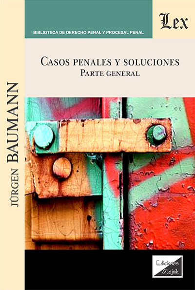 Cover des Buchs: Casos penales y soluciones. Parte general