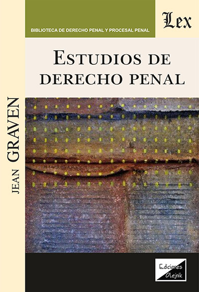 Cover des Buchs: Estudios de derecho penal