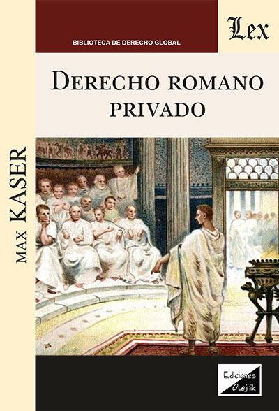 Cover of book: Derecho romano privado