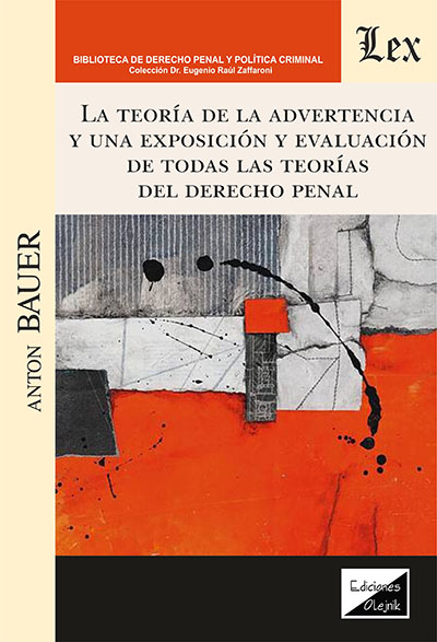 Cover des Buchs: Teoría de la advertencia y una exposición y evaluacion