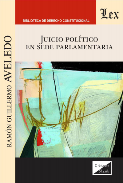 Cover of book: Juicio político en sede parlamentario