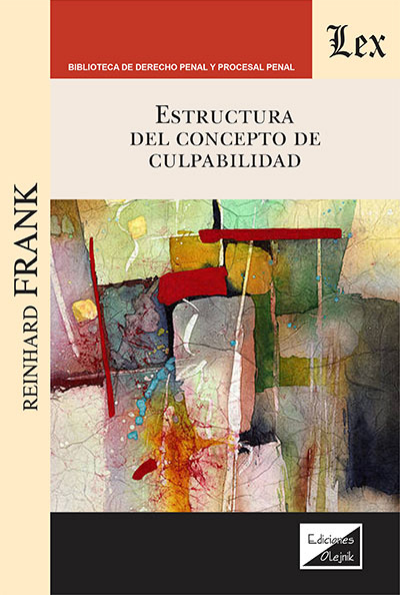 Cover des Buchs: Estructura del concepto de culpabilidad