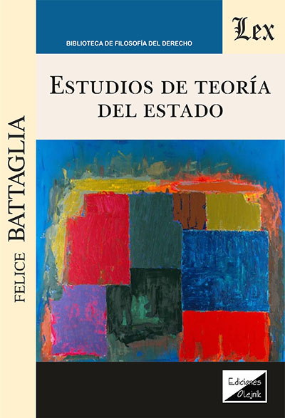 Cover des Buchs: Estudios de teoría del estado