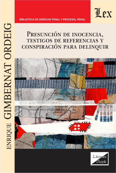 Cover of book: Presuncion de inocencia, testigos de referencia