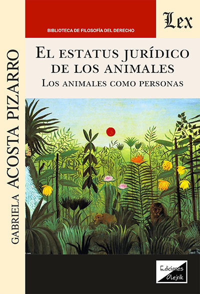Cover des Buchs: Estatus juridico de los animales