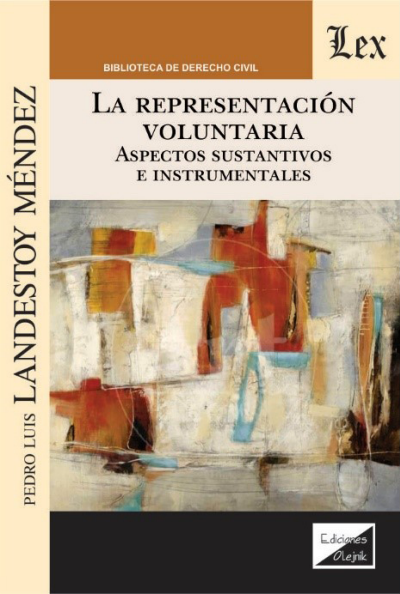 Cover des Buchs: Representacion voluntaria. Aspectos sustantivos