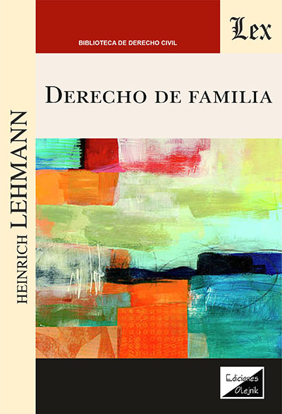 Cover of book: Derecho de familia