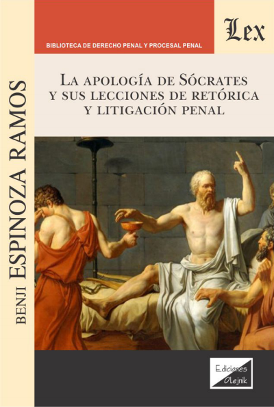 Cover des Buchs: Apología de Sócrates y sus lecciones de retórica y litigación penal
