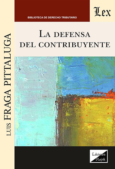 Cover des Buchs: Defensa del contribuyente, La