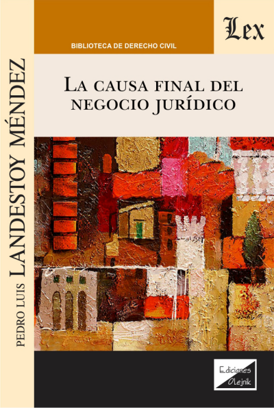 Cover of book: Causa final del negocio juridico, La