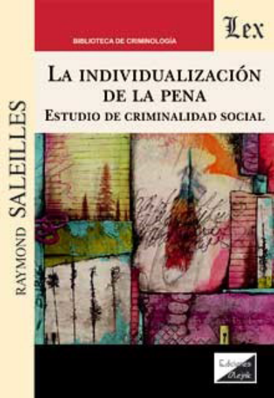 Cover des Buchs: Individualización de la pena. Estudio de criminalidad social