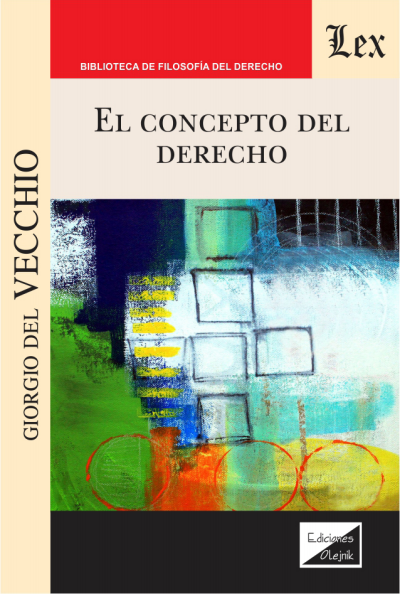 Cover des Buchs: Concepto del derecho, El