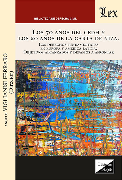 Cover of book: 70 años del CEDH y los 20 años de la