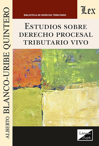 Cover of book: Estudios sobre derecho procesal tributario vivo