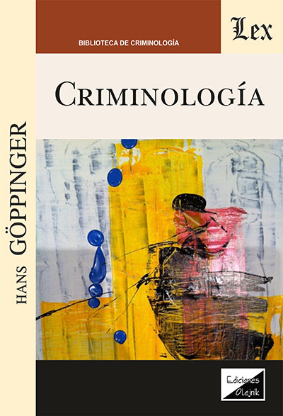 Cover of book: Criminología