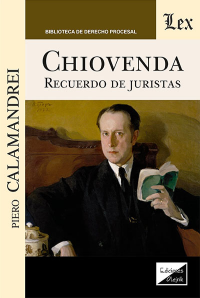 Cover des Buchs: Chiovenda. Recuerdo de Juristas