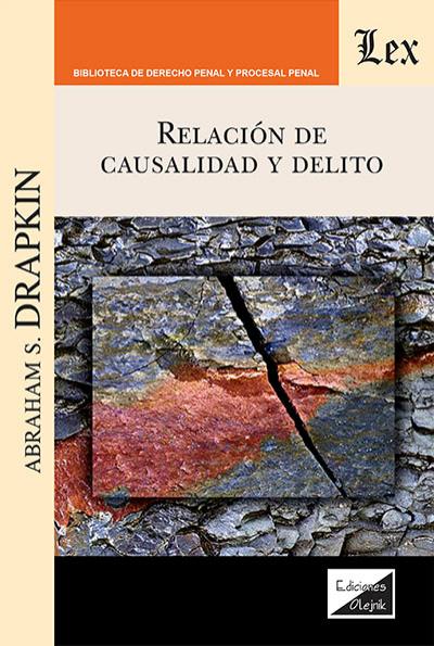 Cover des Buchs: Relación de causalidad y delito
