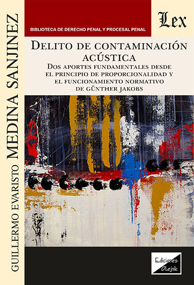 Cover des Buchs: Delito de contaminación acústica