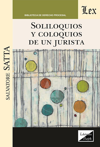 Cover des Buchs: Soliloquios y coloquios de un jurista