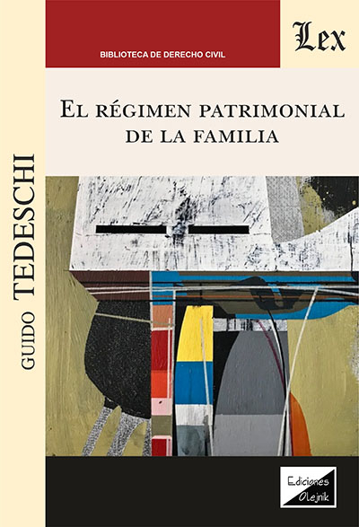 Cover of book: Régimen patrimonial de la familia