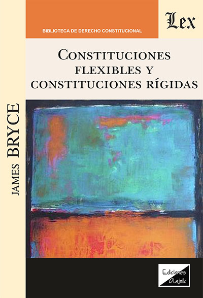 Cover of book: Constituciones flexibles y constituciones r{igidas