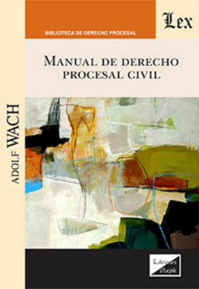 Cover des Buchs: Manual de derecho procesal civil